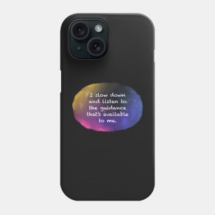 Inspirational affirmation Sticker Phone Case