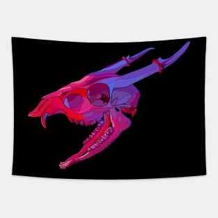 Muntjac Deer Skull Tapestry