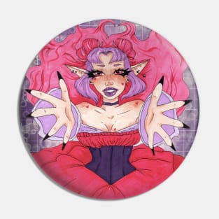 Vampire Girl Pin