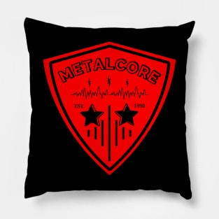 Metal core logo pick guitar Pillow