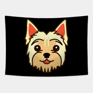 Little Yorkshire Terrier Dog Lover Yorkie Retro Tapestry