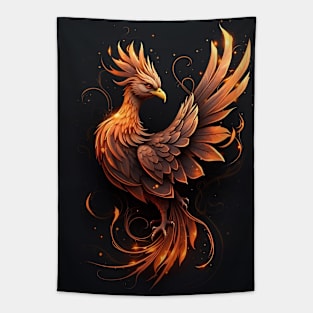 Phoenix Bird Profile View Tapestry