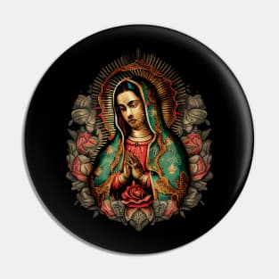 Our Lady Virgen de Guadalupe Mexico religious Pin