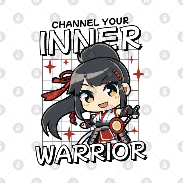 CHIBI SAMURAI GIRL by madeinchorley