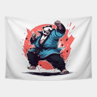 karate panda Tapestry