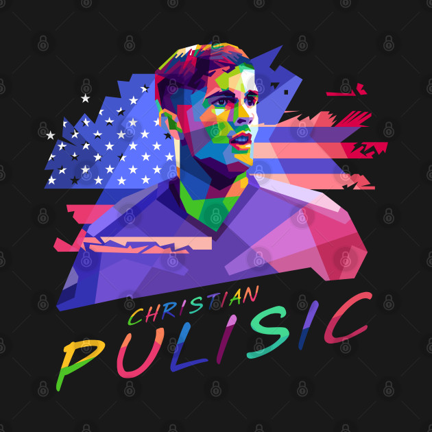 Disover CHRISTIAN PULISIC WPAP - Chelsea Fc - T-Shirt