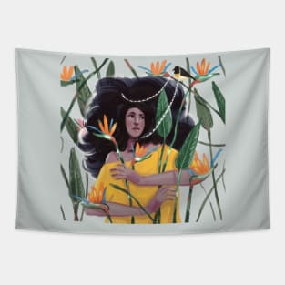 Birds of paradise Tapestry