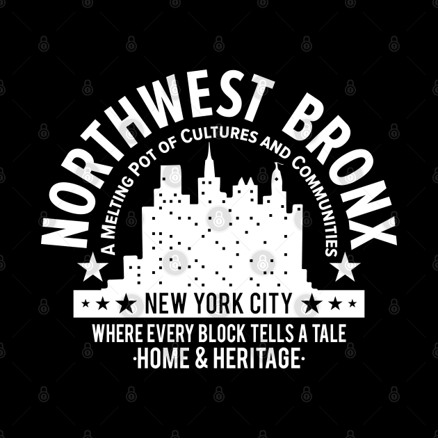 Northwest Bronx Skyline - A Melting Pot of Cultures and Communities by Boogosh