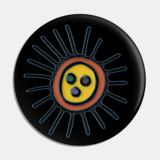 Taino Sun Symbol Pin