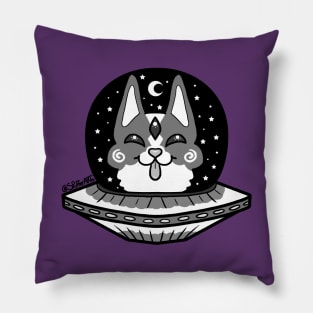 UFO Alien Space Corgi Pillow