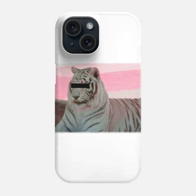 Vaporwave tiger Phone Case by Custom Style