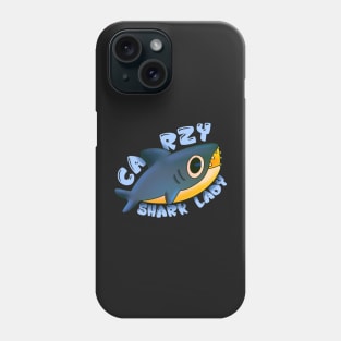 Crazy Shark Lady Phone Case