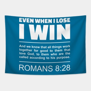 Romans 8:28 - God's Purpose - Bible Scripture Tapestry