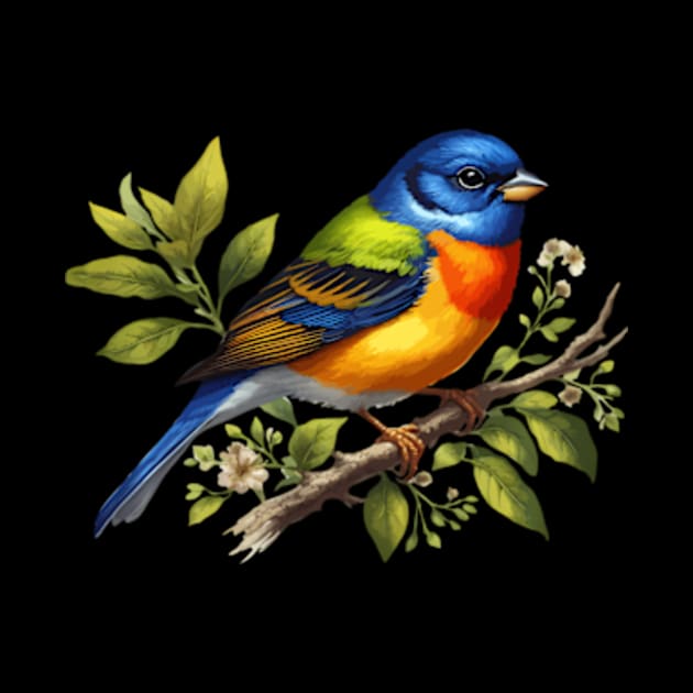 Birdwatching Painted Buntings Painted Bunting by Ro Go Dan