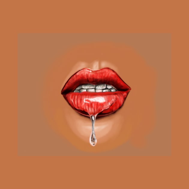 Your lips are dripping by commuteartist