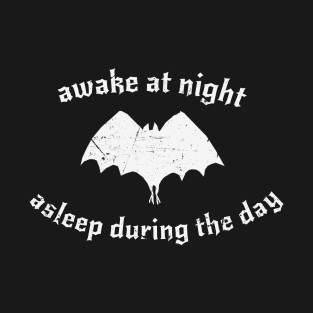 Awake at Night, Asleep During the Day T-Shirt