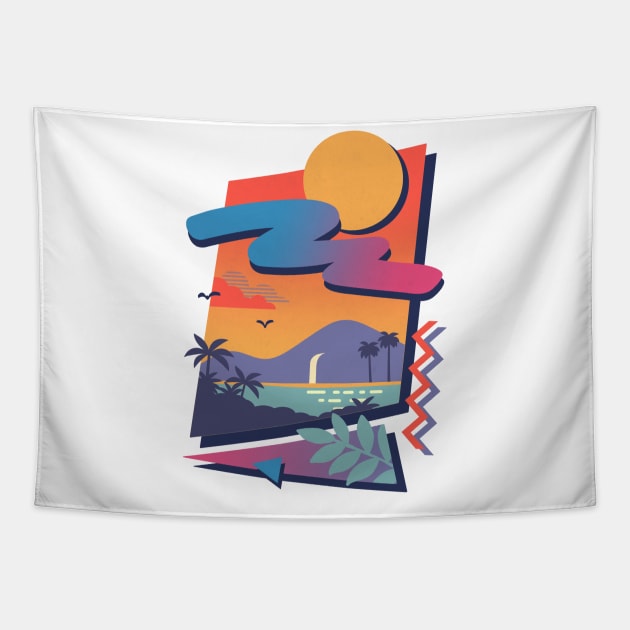 Beach Blast Tapestry by TheChild