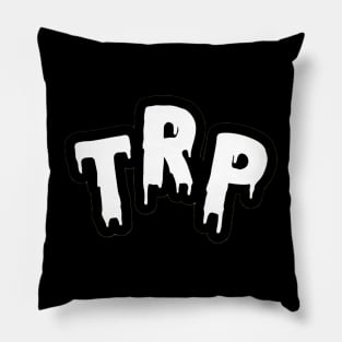 The Rad Pack I TRP Logo (White) Pillow