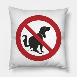 No More Dog Poop Pillow