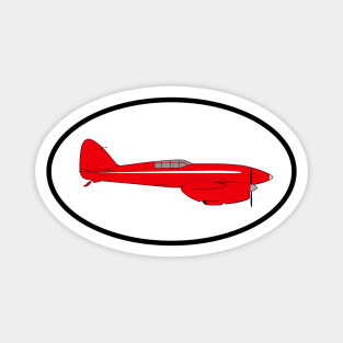 de Havilland DH.88 Comet - Grosvenor House - Classic Air Race Airplane Magnet