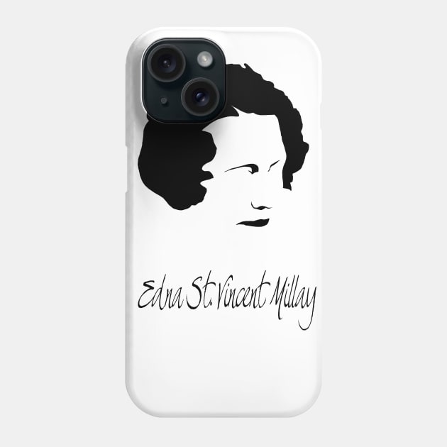 Edna St. Vincent Millay Phone Case by PoetandChef