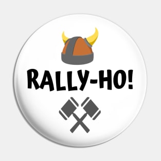 Rally Ho, FFIX Edition (Black Text) Pin