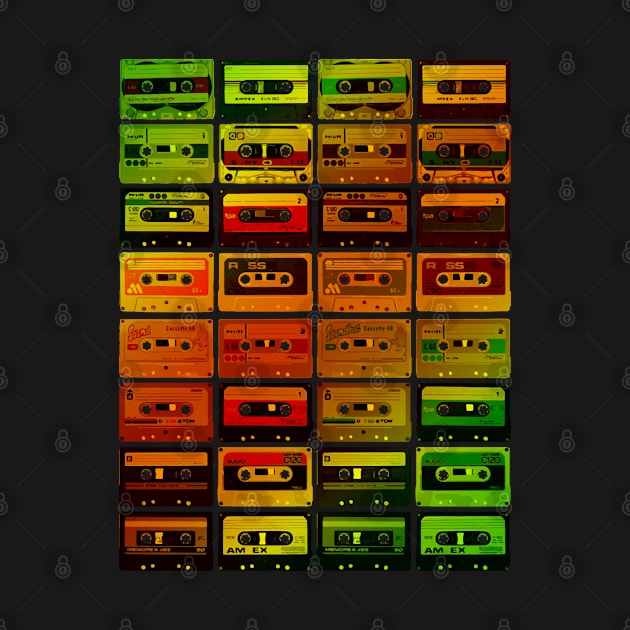 Vintage Cassette Tapes by Scar