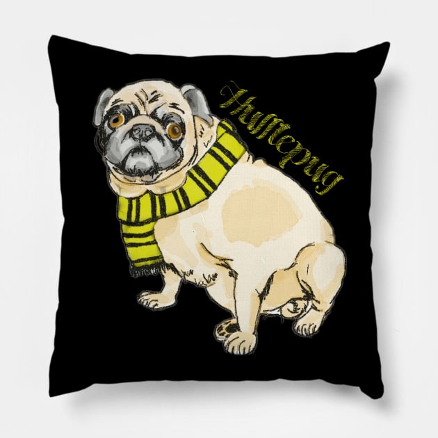 Hufflepug Pillow by TheNerdyPug