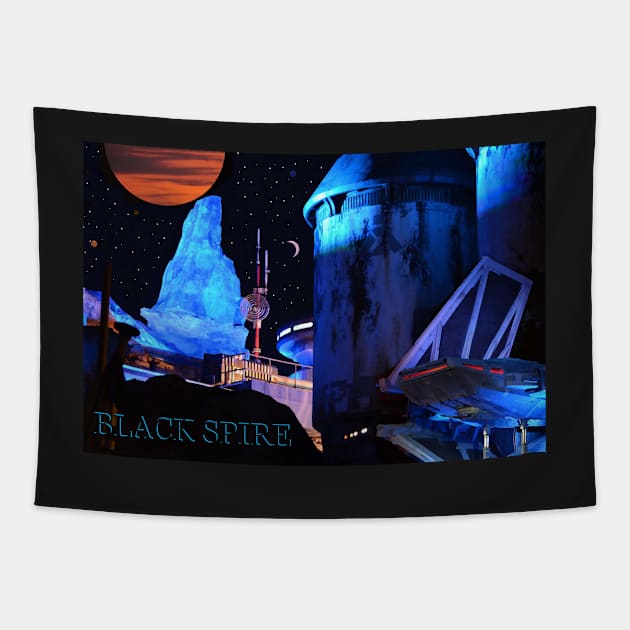 A night on Black Spire Tapestry by dltphoto