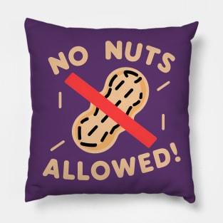 No Nuts Allowed!, Peanut Design Pillow