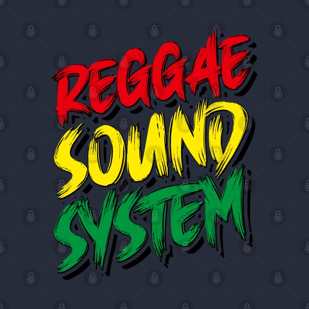 Reggae Sound System - Jamaica - Rasta by BabyYodaSticker