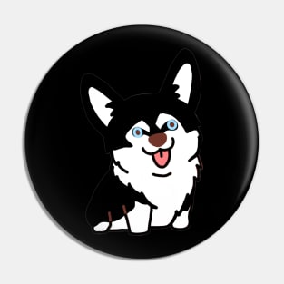 Cute Husky Pin