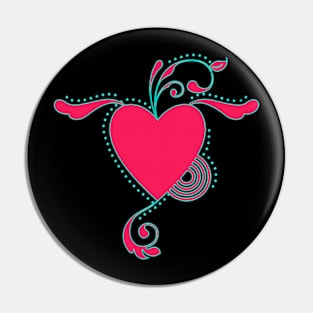 Spread Your Heart Wings Pin