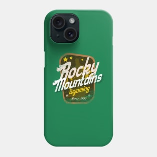 Rocky Mountains distressed Phone Case