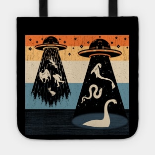 Alien UFO Abduction Tote