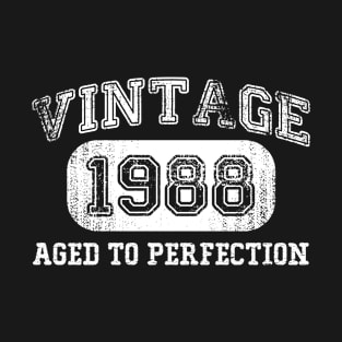 Vintage 1988 Birthday Gift, 33 Years Old Birthday, Born in 1988 T-Shirt