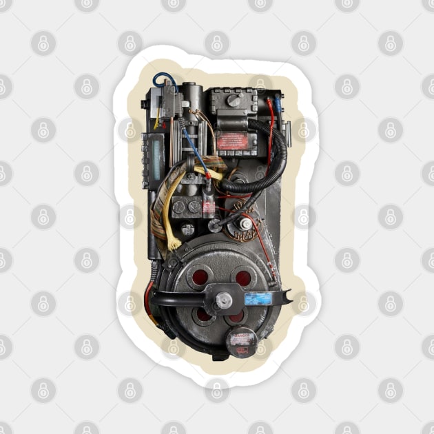 Ghostbusters' Proton Pack (print on back) Magnet by Tomorrowland Arcade