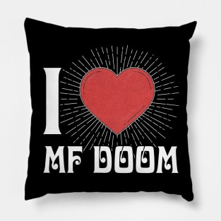 Rainbow Mf Doom Graphic Proud Name Birthday 70s 80s 90s Styles Pillow