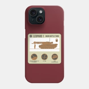 Infographic Leopard 1 Phone Case