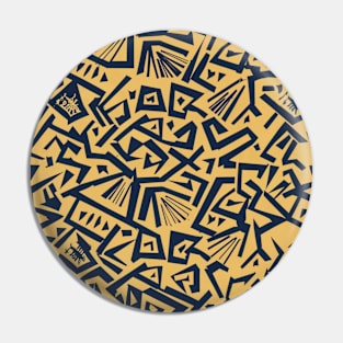 Tribal Pattern Pin