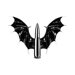 Bullet With Bat Wings T-Shirt