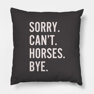 Horses Pillow