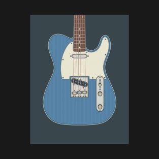 Lake Placid Blue Telly Guitar T-Shirt