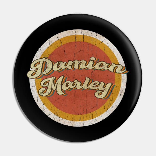 circle vintage Damian Marley Pin by KewanAlasStore