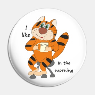 Cat Lover of Coffee Pin