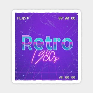 play 1980s retro Magnet