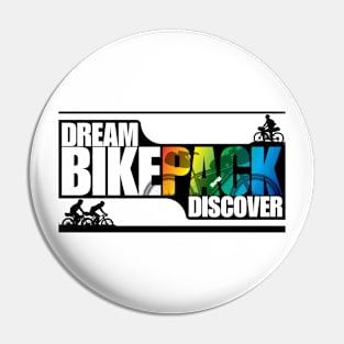 Dream Bikepack Discover Gradient on Light Color Pin