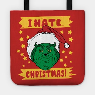 I hate christmas 21 Tote