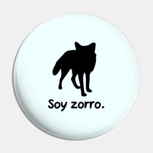 I'm A Fox (Spanish, Masculine) Pin