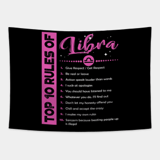 Top 10 Rules Of Libra Birthday Tapestry